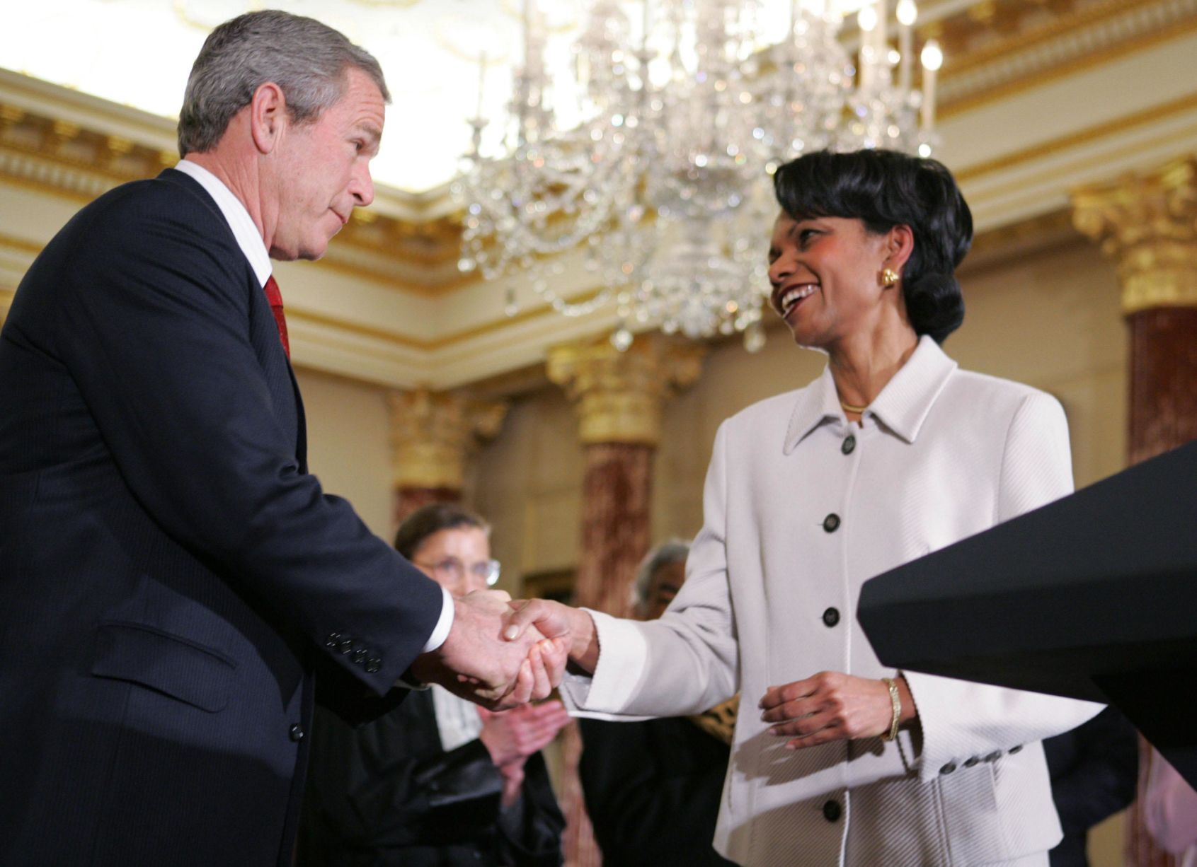 2005: First black woman secretary of state